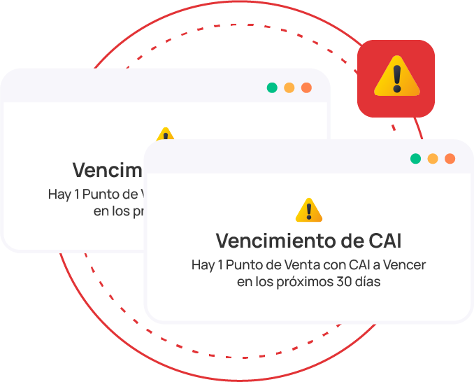 Alertas de tareas en software de gestion erp